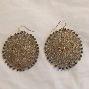 Large crochet earrings
